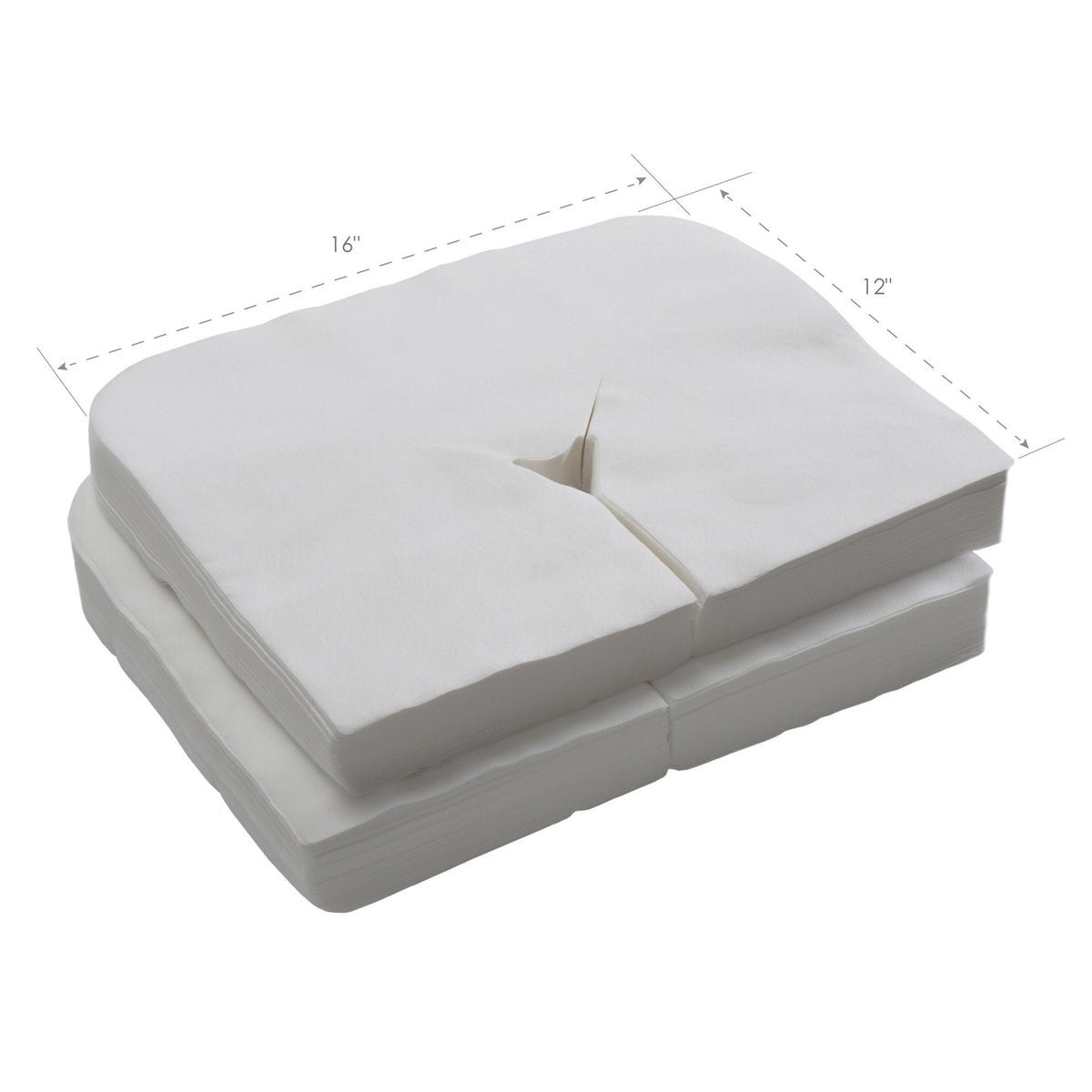 EarthLite 500-pack headrest covers in resealable packaging for clean, ready-to-use supplies.