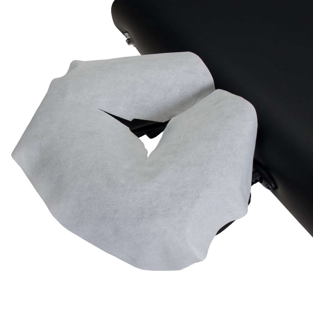 EarthLite soft-touch headrest covers conforming to cushions for client comfort.