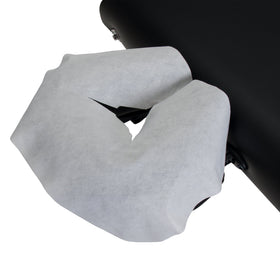 EarthLite soft-touch headrest covers conforming to cushions for client comfort.