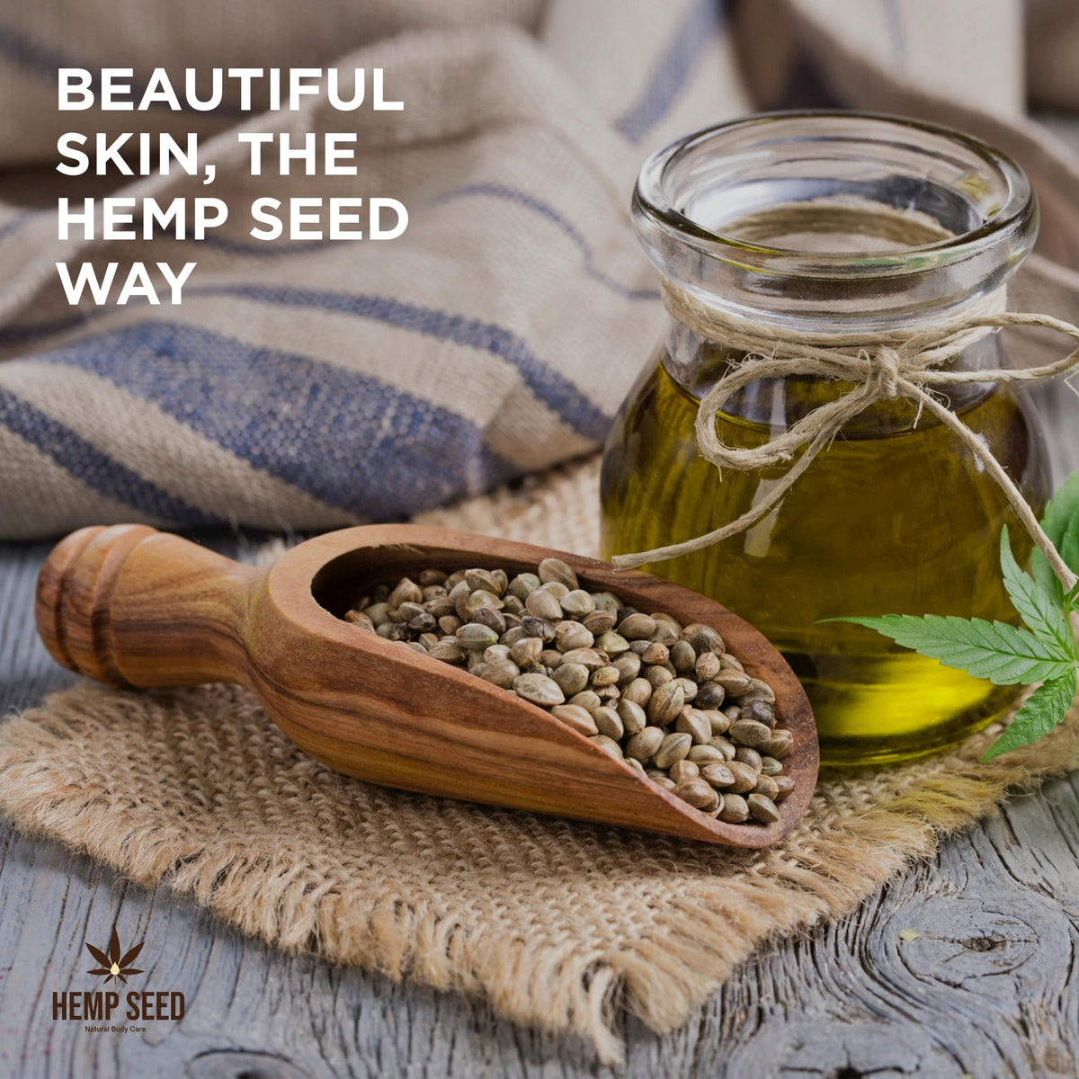 Earthly Body Hemp Seed Body Mist Nag Champa Beach Daze scent bottle