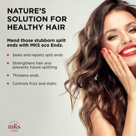 Earthly Body MKS Eco Endz ingredients image highlights argan oil and hemp seed oil for nourishment