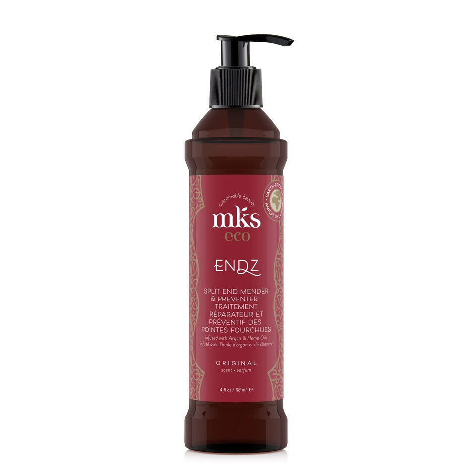 Earthly Body MKS Eco Endz Original Scent bottle front ideal for smoothing split ends