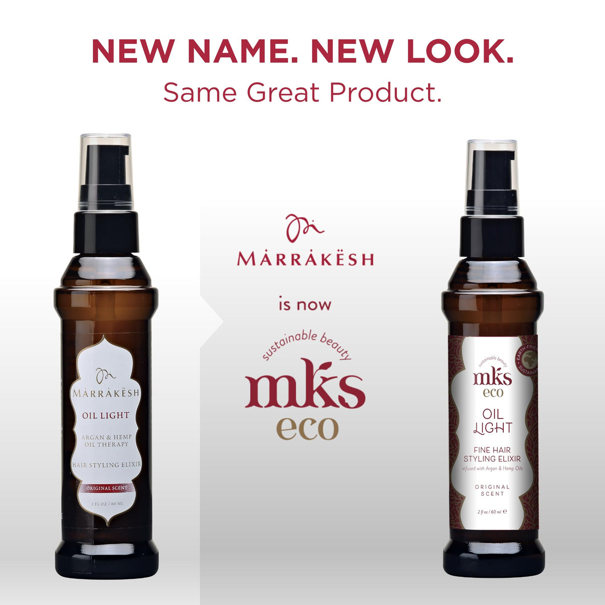 Pouring Earthly Body MKS Eco Hair Styling Elixir demonstrates quick absorption and styling control