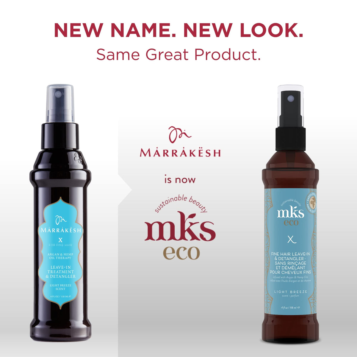 Earthly Body MKS eco X Fine Hair Leave-In being applied to damp hair for detangling.