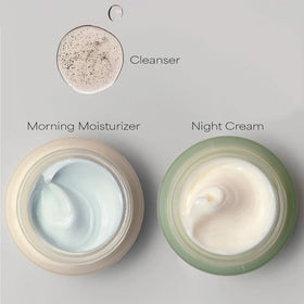 EarthsCure 3 Step Routine set arranged with product icons emphasizing triple-action skincare