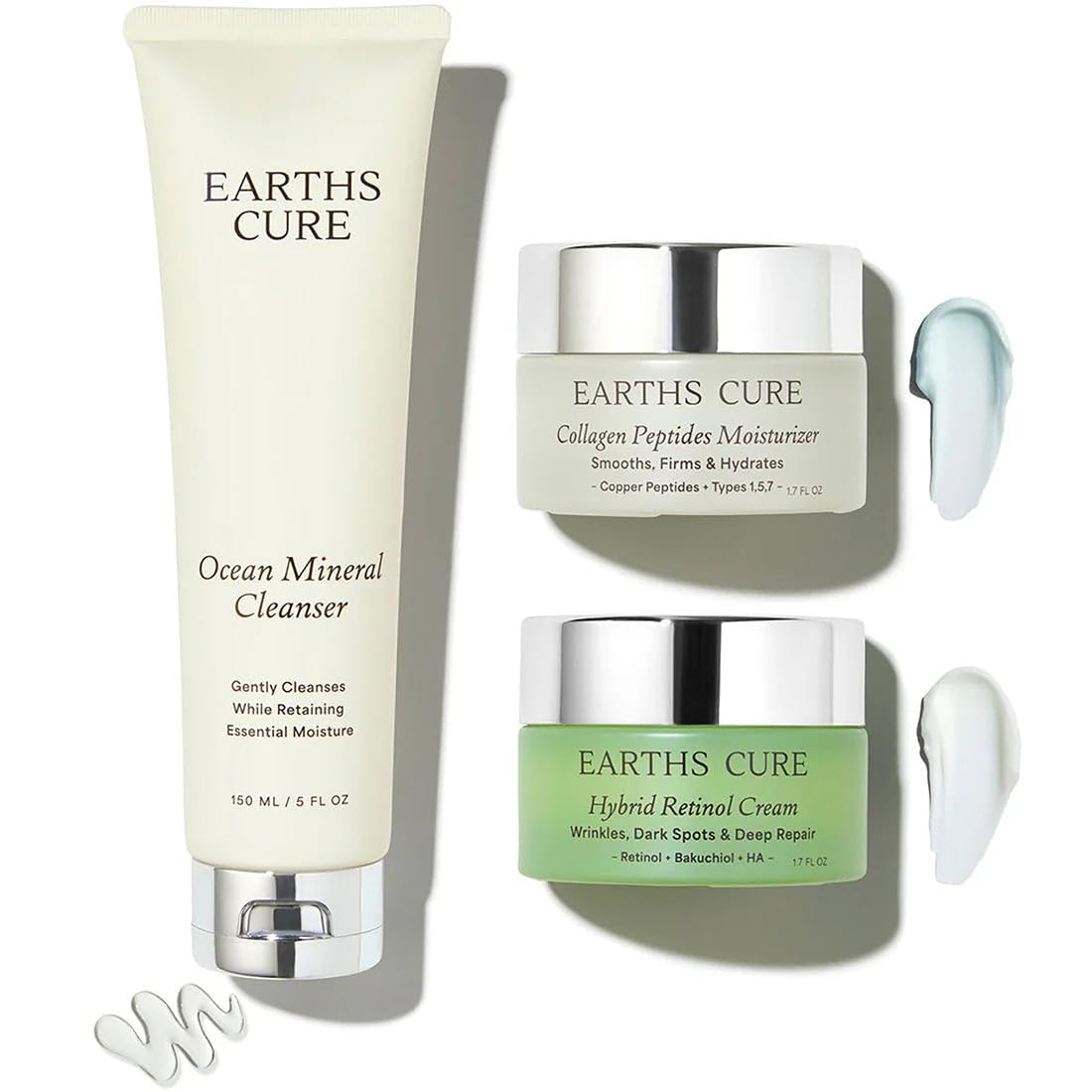 EarthsCure 3 Step Routine step1 cleanser close-up for gentle daily cleansing