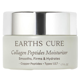 EarthsCure Nano Peptide Moisturizer on the face delivers hydrated, smooth skin.