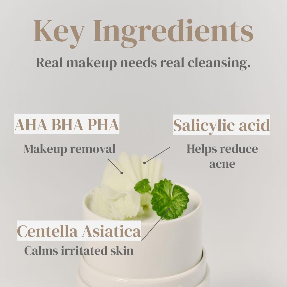 Skin-friendly formula of EARTHWARD Pore Perfect Grinding Cleansing Balm leaves a breathable feel.