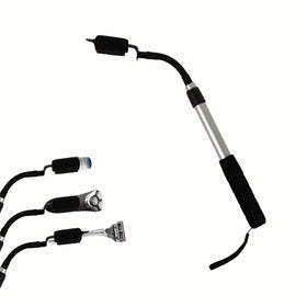 EASACE electric shaver extension handle with extendable reach for hard-to-reach areas.