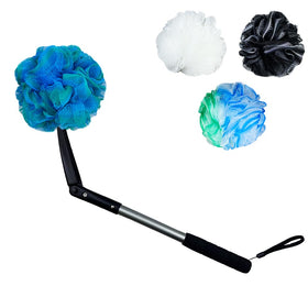 EASACE long-handled loofah with sponges for easy reach and exfoliation.