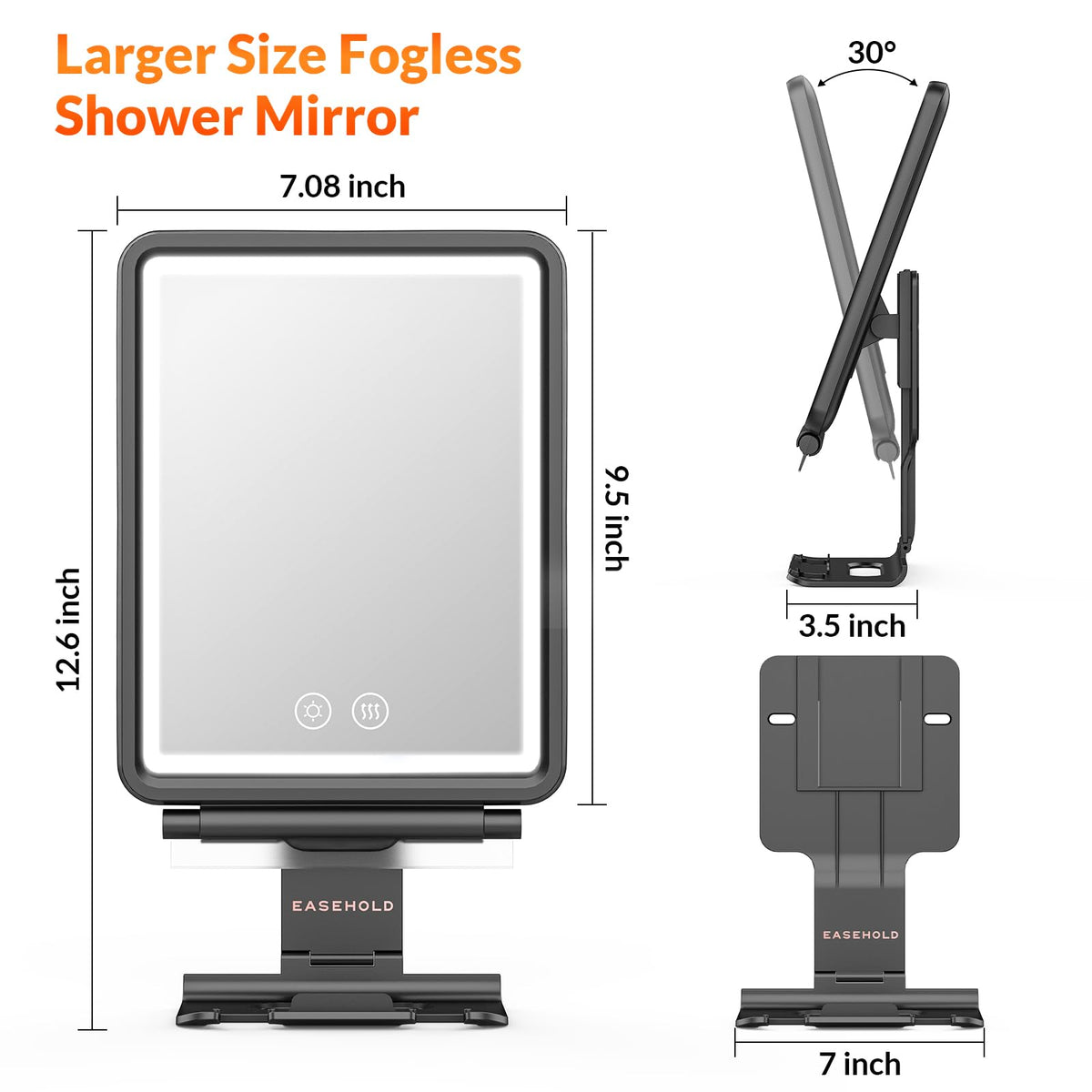 Easehold 5000mAh rechargeable battery powers long grooming sessions.