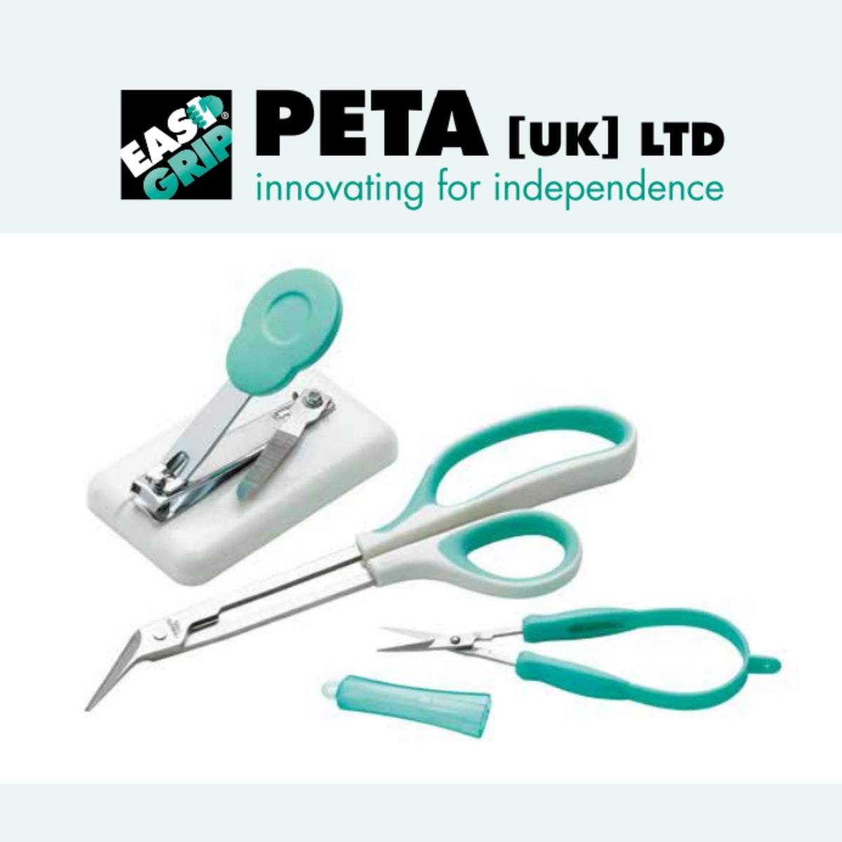 Easi-Grip Peta ergonomic design supports comfortable one-handed use
