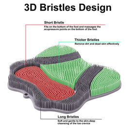 Easkite back-cleaning feature reaches hard-to-reach areas during showering.