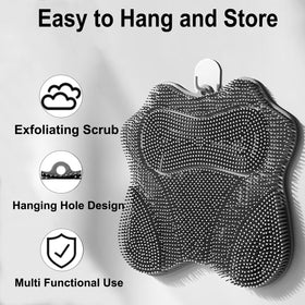 Easkite no-bend design helps users avoid bending while cleaning feet.