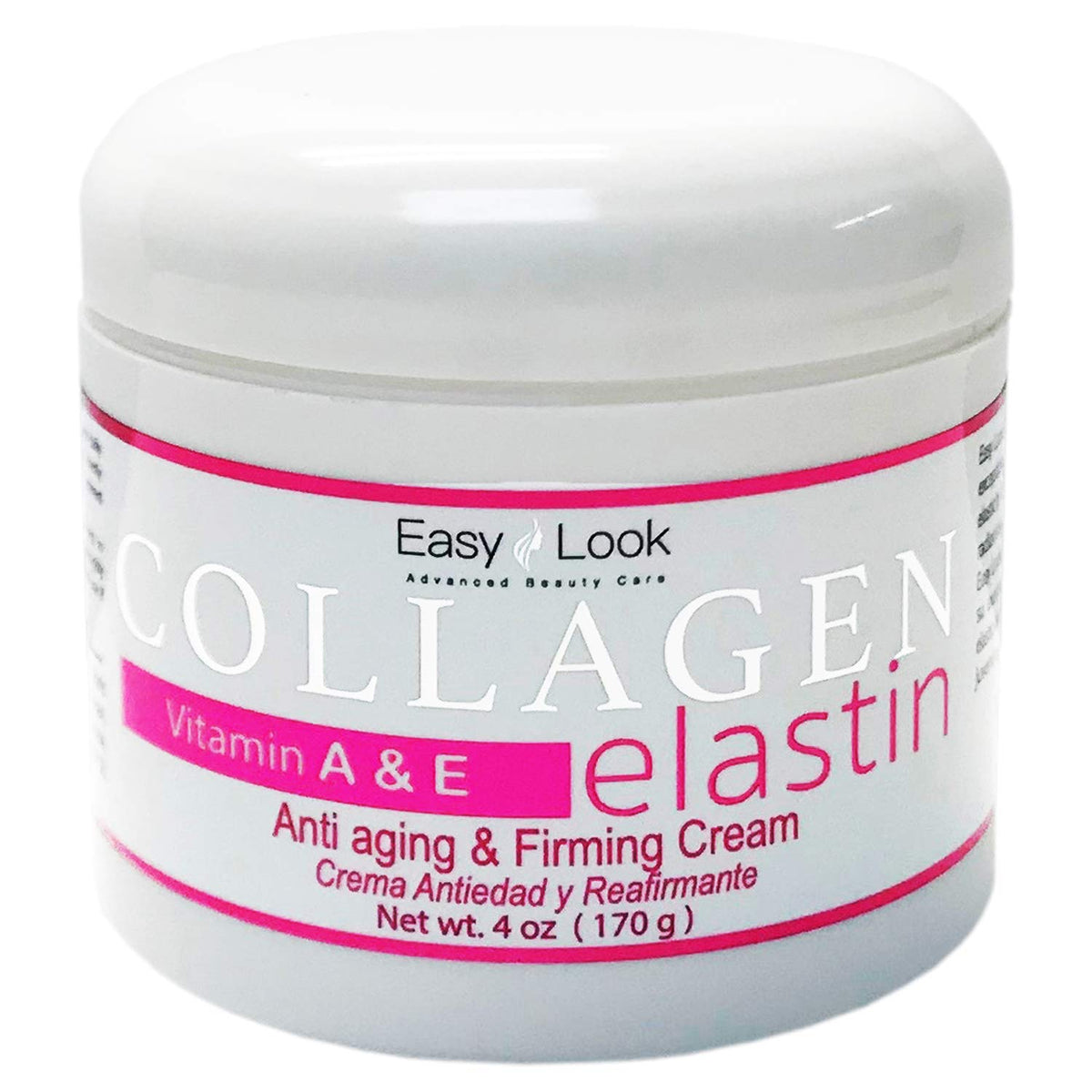 Easy Look Collagen Elastin Cream bottle for daily hydration and smooth skin.