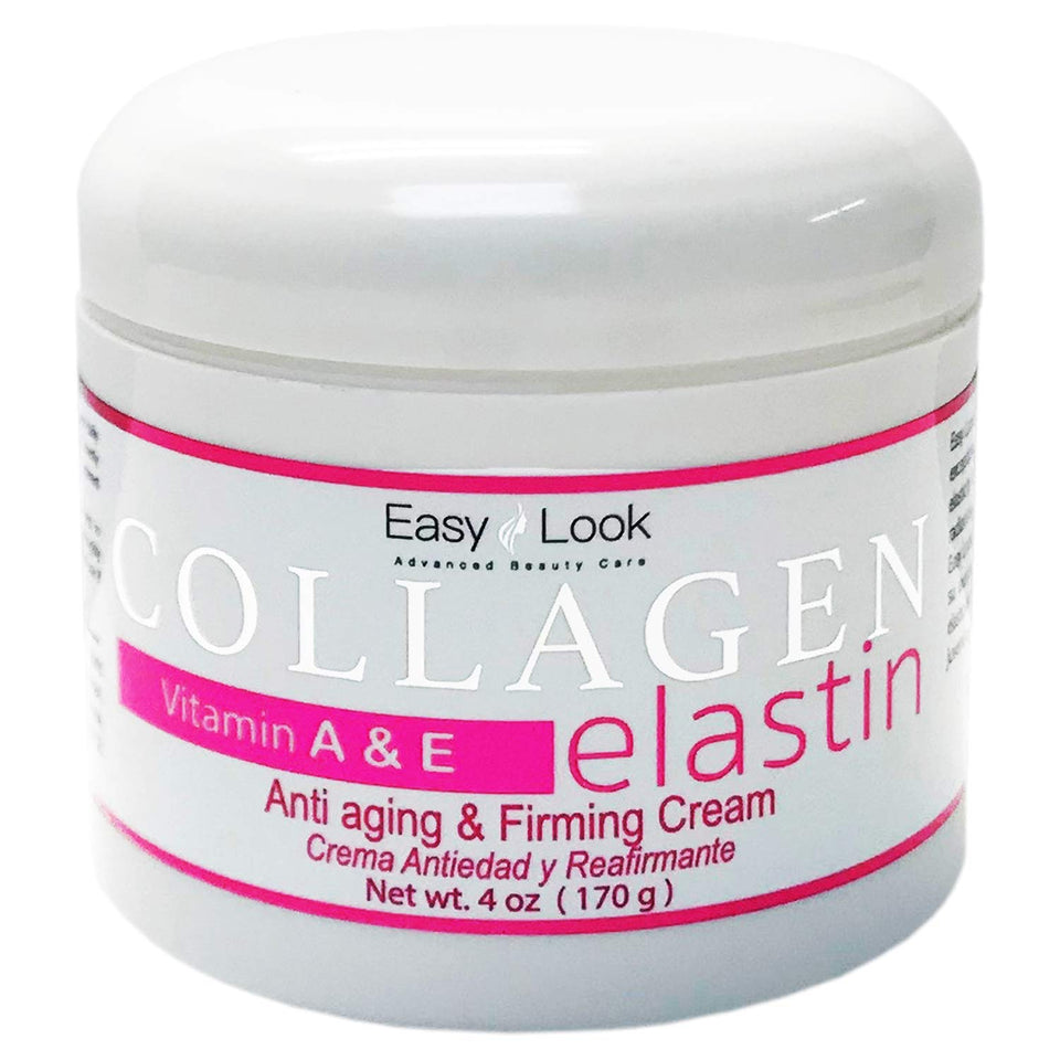 Easy Look Collagen Elastin Cream bottle for daily hydration and smooth skin.