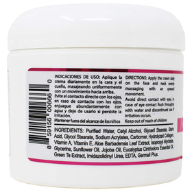 Texture close-up shows creamy, non-greasy finish for comfortable wear.