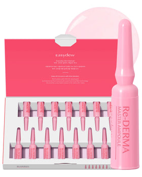 EASYDEW DW-EGF bottle pour shows instant hydration boost for skin.