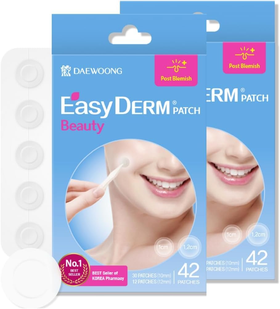 DWEasyDerm EasyDerm Beauty Patch 84-counts pack for discreet blemish care.