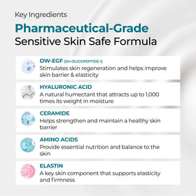 EASYDEW DW-EGF Cream application on facial skin for daily hydration.