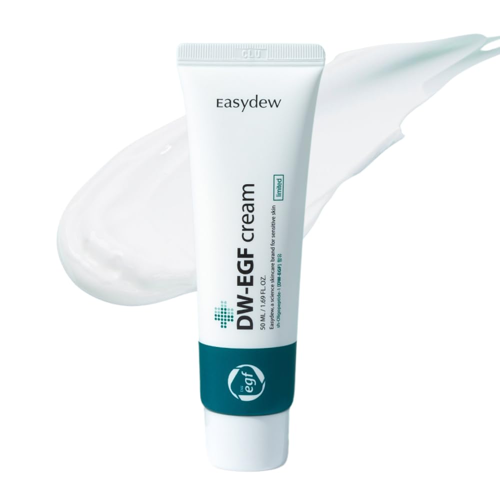 EASYDEW DW-EGF Cream bottle front view highlights premium hydration.