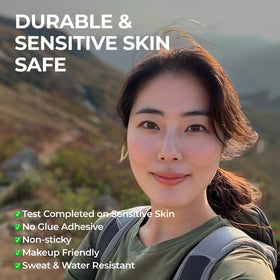 EASYDEW DW-EGF Peptide Clear Patch makeup-friendly design allows over-patch makeup for convenience.