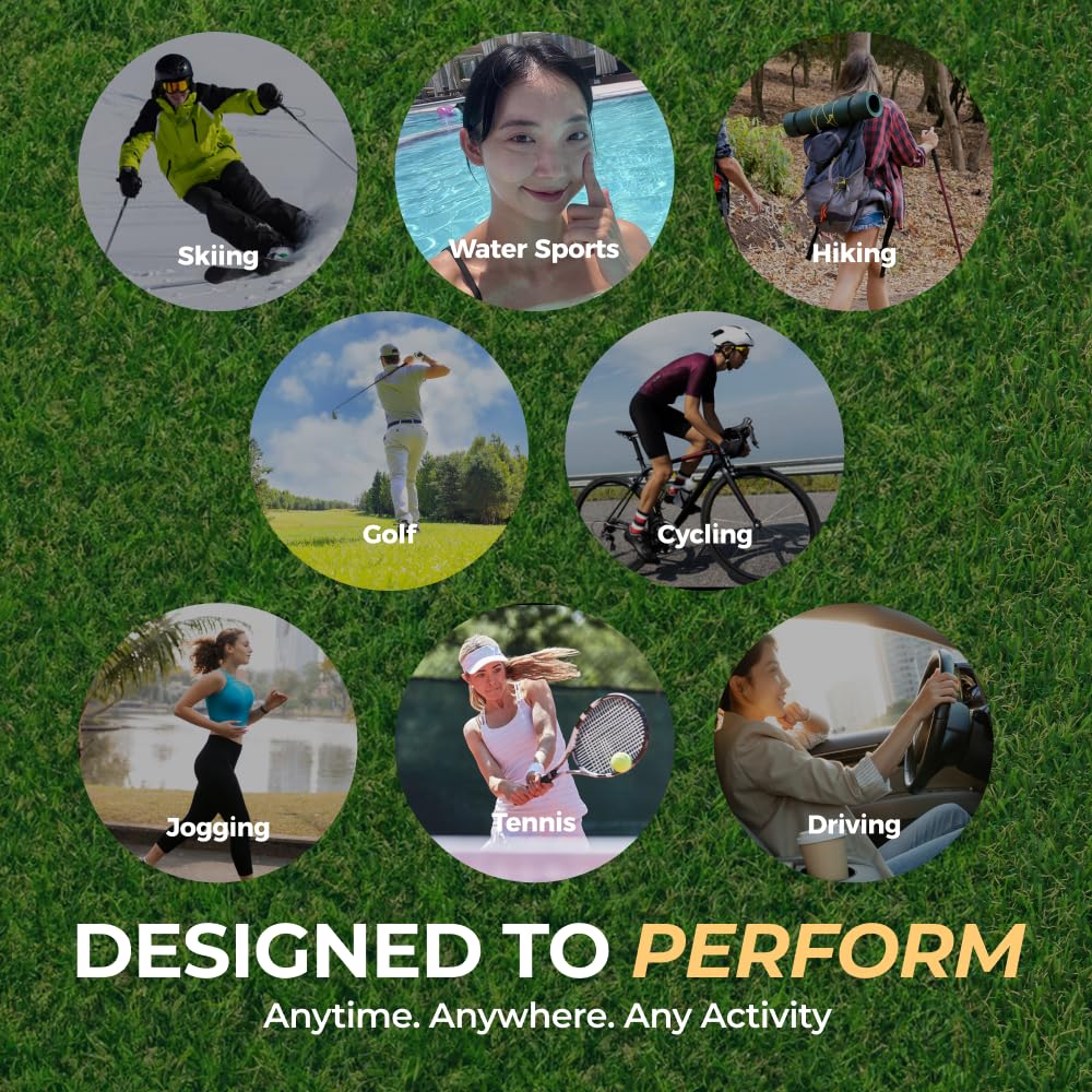 EASYDEW DW-EGF Peptide Clear Patch outdoor-suitable for golf, hiking, and driving during sunny days.