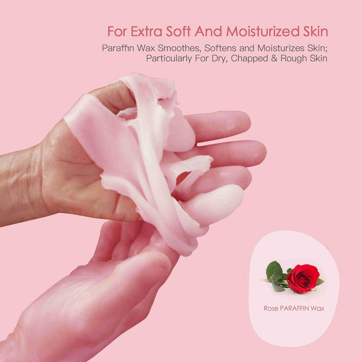 EASYINBEAUTY 3000ml bath capacity allows full-hand immersion for thorough treatment.
