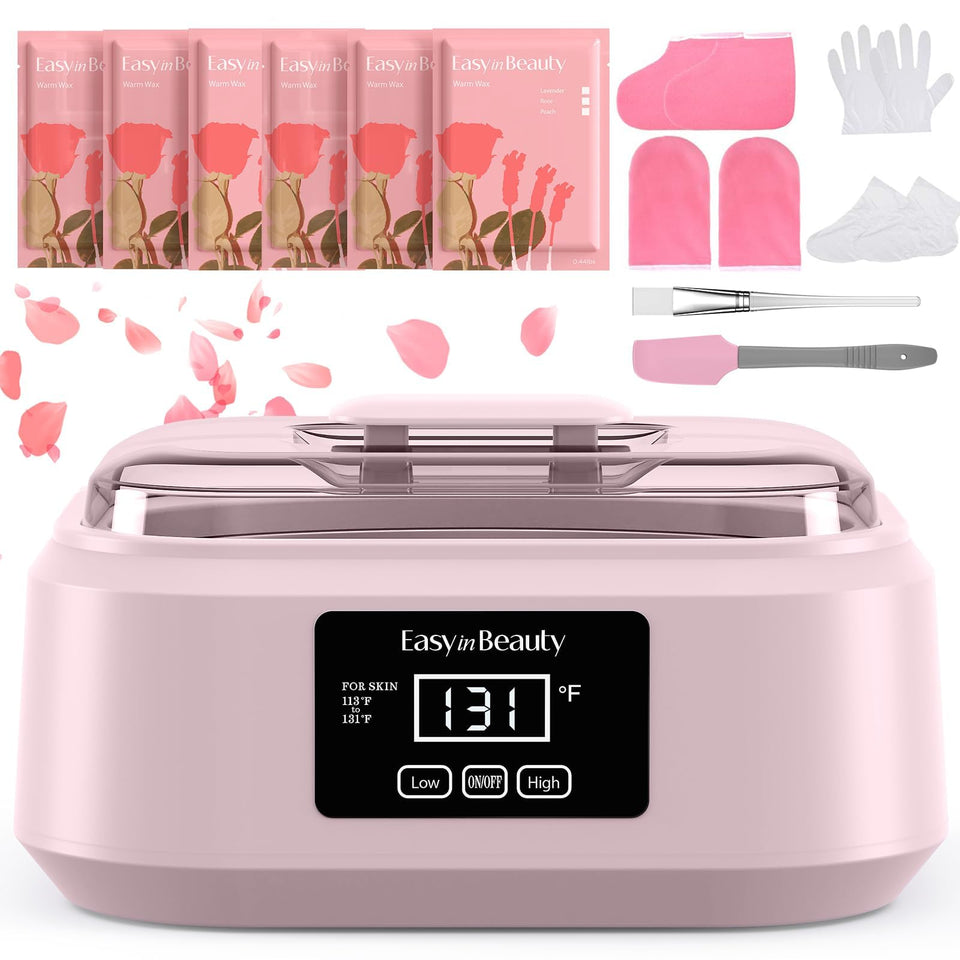EASYINBEAUTY paraffin wax machine front view for at-home spa warmth.