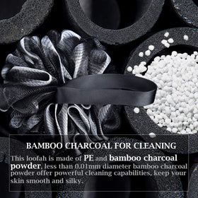 Closeup of Easymoo loofah texture highlighting plush softness