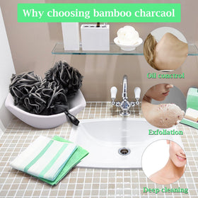 Drying-ready Easymoo loofah with strap for air-drying after use
