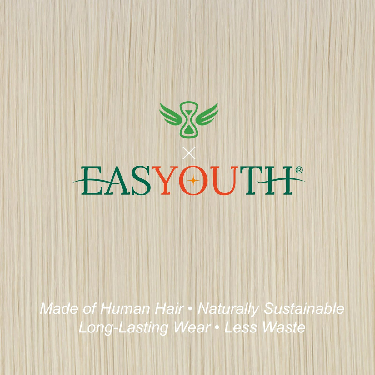 Easyouth silky Remy hair texture for smooth, tangling-free wear.