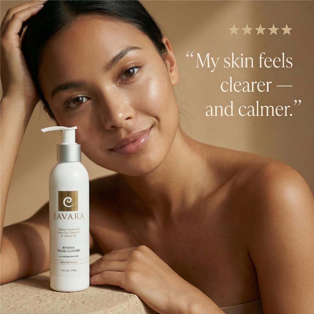 Vitamin E detail in Eavara Organic Face Wash for skin resilience