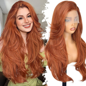 Eawwii 13x4 HD lace-front closeup shows seamless parting and natural blend
