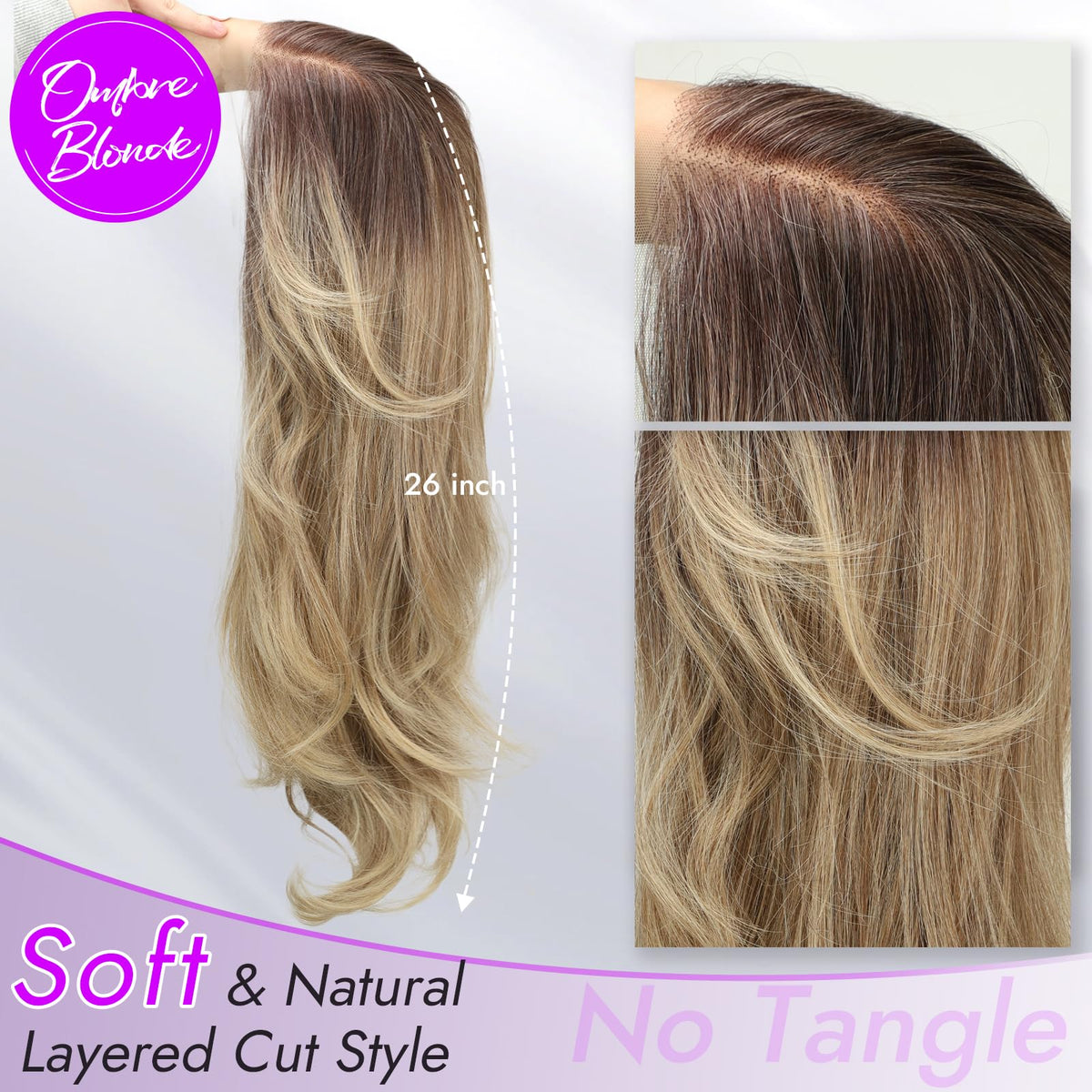 Eawwii anti-slip band keeps the wig secure during daily activities.