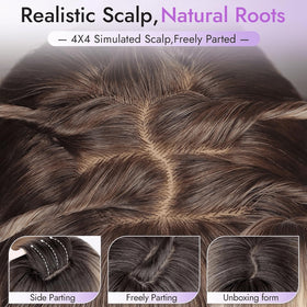 Eawwii breathable cap long wig designed for all-day comfort