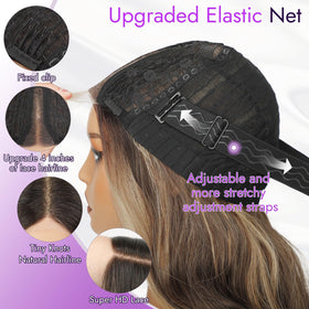 Eawwii 26 inch synthetic fiber wig for low maintenance styling