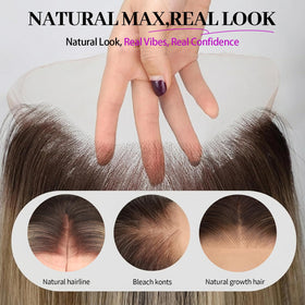Eawwii HD lace-front 13x4 allows flexible parting for various styles.