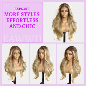 Eawwii heat-resistant synthetic fibers accept low-heat styling.