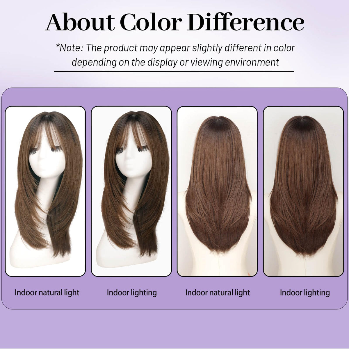 Eawwii medium-length bangs wig ideal for dates, travel, or everyday wear.