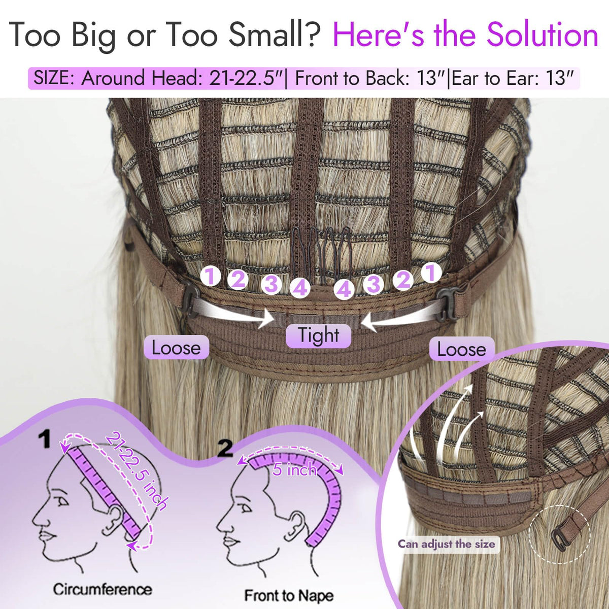 Eawwii versatile wig for weddings, parties, cosplay, and holidays.