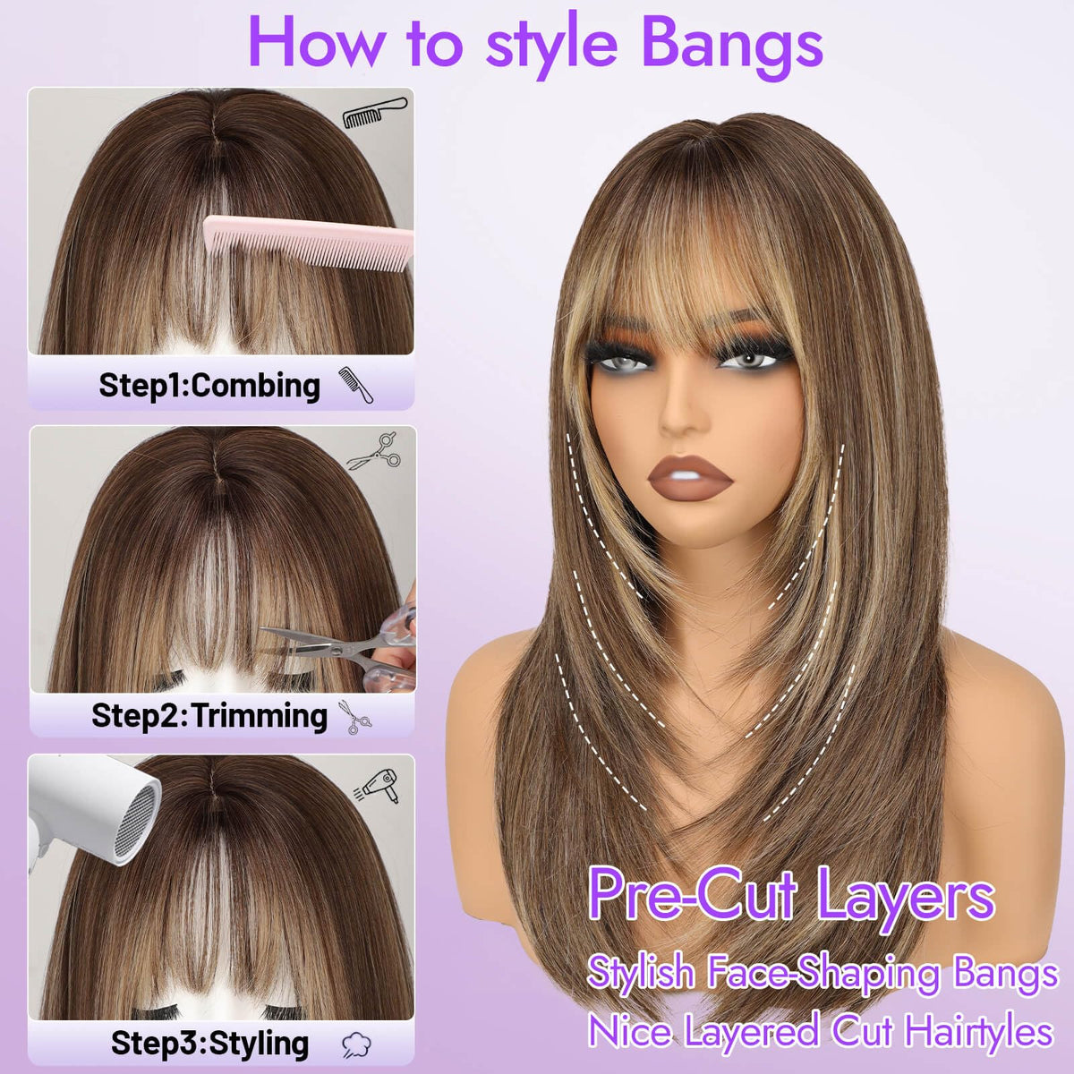 Eawwii wig-cap adjustable elastic net for secure, breathable fit.