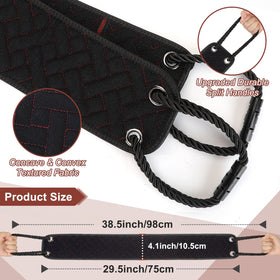 Eaxun back scrubber with double-sided textures for versatile back exfoliation.