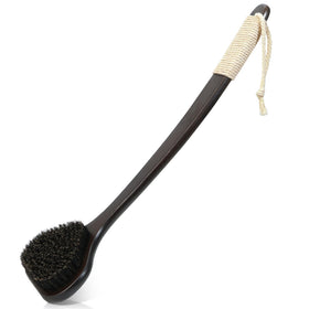 eaxun back scrubber curved-handle for easy back cleaning in the shower