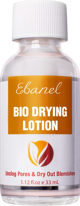 Ebanel Bio Drying Lotion on the face targets blemishes and oil for a clearer-looking complexion.
