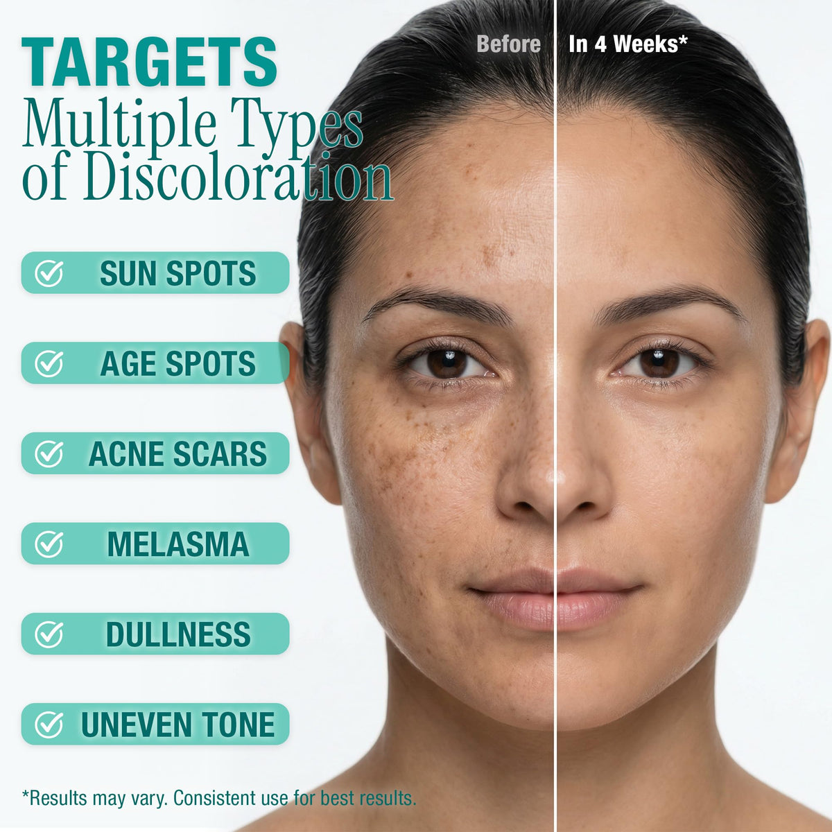 Ebanel ingredients highlight Synovea HR and actives for clearer, radiant skin.