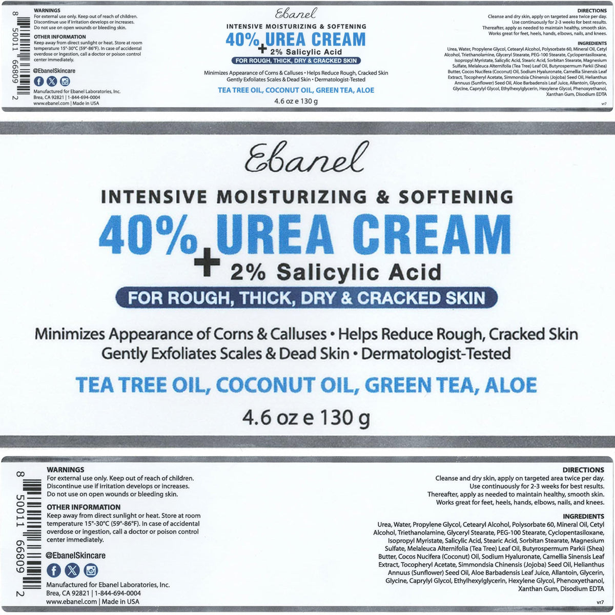 Ebanel Urea 40% nail-cuticle-remover focus on targeted nail care benefits.