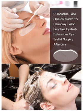 EBANKU easy-use shower visors stay in place above eyebrows for quick coverage.