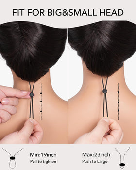Ebarly pre-plucked bleached knots for natural-looking part