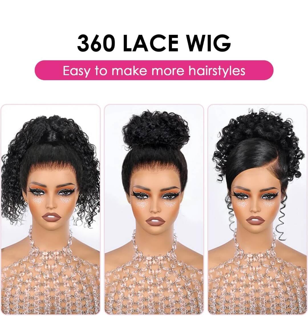Ebarly drawstring cap 360 wig enables quick, secure installation
